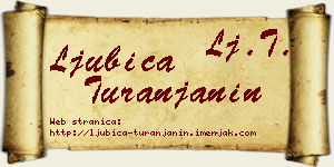 Ljubica Turanjanin vizit kartica